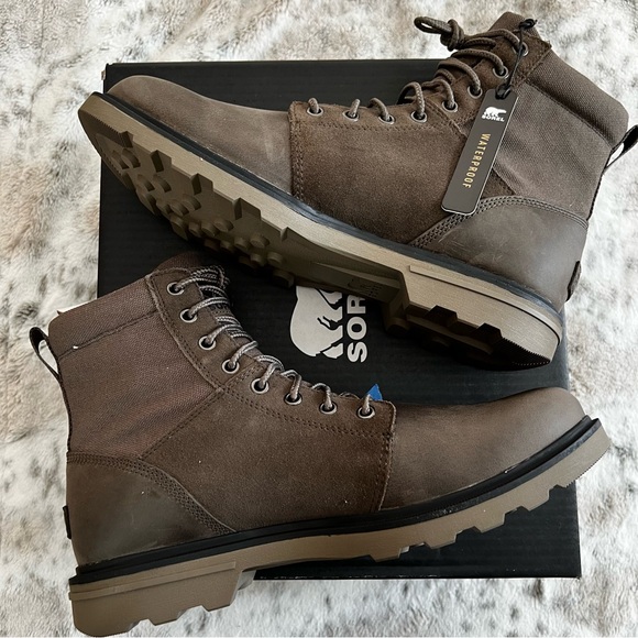 NIB Men’s Sorel Carson Six Waterproof Hiking Boots sz 10 - Picture 7 of 13